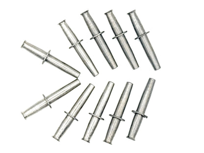 Ten 5/16 inch stainless steel maple syrup taps