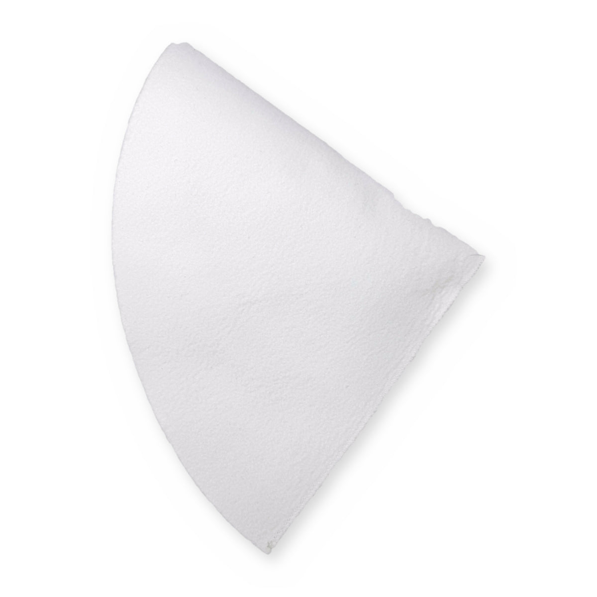 1 quart Orlon maple syrup cone filter laid flat showing the felt texture
